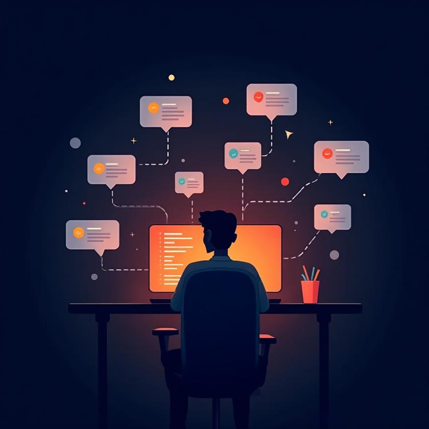 Build Aloud - code turning into social posts